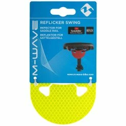 Réflecteur Sur Rails De Selle Jaune Ou Rouge M-Wave Reflicker Swing -Pas Cher Vélo Magasin Reflecteur reflicker swing m wave