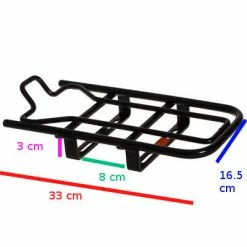 Adaptateur Pour Siège Bébé Sur Porte-bagages Vélo - Steco -Pas Cher Vélo Magasin adaptateur pour siege bebe sur porte bagages velo steco full 5
