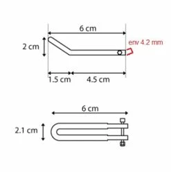 Brandless Attache Inoxydable Pour Feu Avant Sur Fourche De Vélo -Pas Cher Vélo Magasin attache inoxydable pour feu avant sur fourche de velo full 3