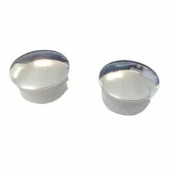 Point Bouchons De Guidon Chromé Pour Vélo - La Paire -Pas Cher Vélo Magasin bouchons de guidon chrome pour velo la paire full 3