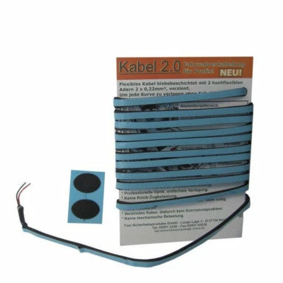 XLC Câble électrique Autocollant Pour éclairage Vélo 2 Mètres 4 XLC Câble électrique Autocollant Pour éclairage Vélo 2 Mètres – Image 2