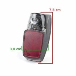 Ikzi Light Feu De Vélo Arrière Sur Garde Boue à Pile -Pas Cher Vélo Magasin feu de velo arriere sur garde boue a pile full 4