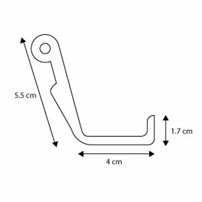 Brandless Fixation Coudée Pour éclairage Avant De Vélo 6 Brandless Fixation Coudée Pour éclairage Avant De Vélo – Image 4