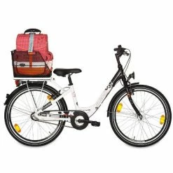 Grand Panier De Vélo Noir Sur Porte Bagage Arrière Class Basil -Pas Cher Vélo Magasin grand panier de velo noir sur porte bagage arriere class basil full 6