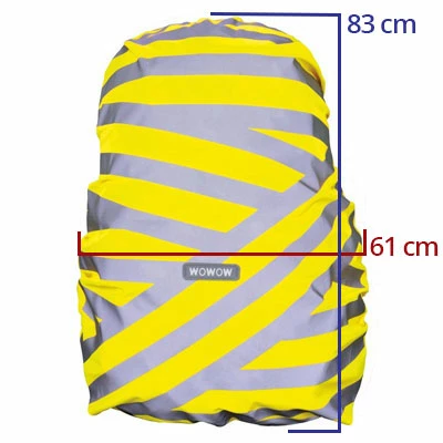 Housse De Sac à Dos Jaune Réfléchissant Berlin Wowow 20-25L 4 Housse De Sac à Dos Jaune Réfléchissant Berlin Wowow 20-25L – Image 2