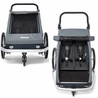 Kid Vaaya 2 Croozer Remorque Vélo Pour Deux Enfants 5 Kid Vaaya 2 Croozer Remorque Vélo Pour Deux Enfants – Image 3