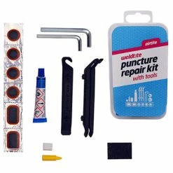 Weldtite Kit De Réparation Pour Crevaison Pneu Vélo Avec Multi-outils