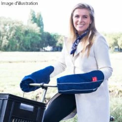 Manchons Vélo Wobs Bleus Contre Le Froid -Pas Cher Vélo Magasin manchons velo wobs bleus contre le froid full 3