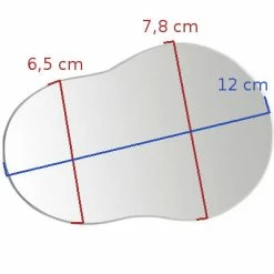 Ergotec-Humpert Miroir De Rechange Pour Rétroviseur Vélo M99 Ergotec -Pas Cher Vélo Magasin miroir de rechange pour retroviseur velo m99 ergotec full 3