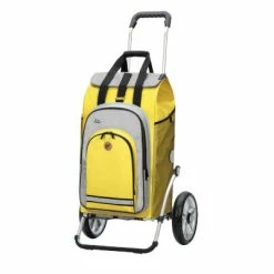Andersen Panier à Provision Royal Avec Sac 60 Litres Isotherme Hydro -Pas Cher Vélo Magasin panier a provision royal avec sac 60l isotherme hydro jaune full