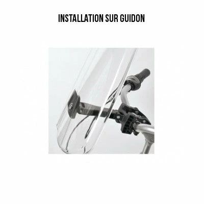 Pare Brise De Vélo Polisport Fixation Sur Guidon 4 Pare Brise De Vélo Polisport Fixation Sur Guidon – Image 2