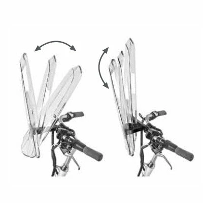 Pare Brise De Vélo Polisport Fixation Sur Guidon 5 Pare Brise De Vélo Polisport Fixation Sur Guidon – Image 3