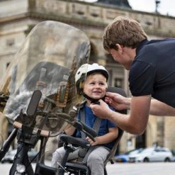 Pare-brise Teinté Pour Siège Vélo Enfant Urban Iki Marron -Pas Cher Vélo Magasin pare brise teinte pour siege velo enfant urban iki marron full 4