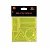 RFX Care Planche De 5 Stickers Réfléchissants Pour Vélo Et Accessoires -Pas Cher Vélo Magasin planche de 5 stickers reflechissants pour velo et accessoires full