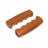 Brandless Poignées De Vélo Vintage Caramel Avec Creux 110 Mm -Pas Cher Vélo Magasin poignees de velo vintage caramel avec creux 110 mm full