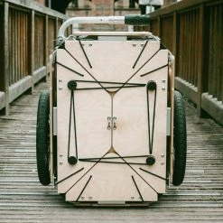 Remorque Vélo Bois Avec Coffre Modulable Flos 2425 Carette -Pas Cher Vélo Magasin remorque velo carette flos 2