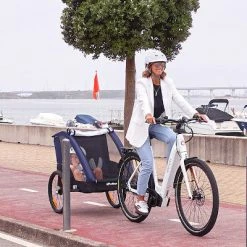 Remorque Vélo Enfant 2 Places Pliable Avec Suspension Polisport -Pas Cher Vélo Magasin remorque velo enfant 2 places pliable avec suspension polisport full 6