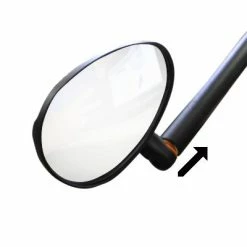 Messingschlager Rétroviseur Vélo Avec Miroir Large Convexe Embout De Guidon -Pas Cher Vélo Magasin retroviseur velo avec miroir large convexe embout de guidon full 3