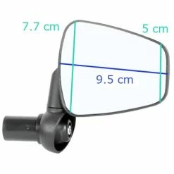 ZEFAL Rétroviseur Vélo Droit Grand Miroir Dooback 2 Zéfal -Pas Cher Vélo Magasin retroviseur velo droit grand miroir dooback 2 zefal full 4