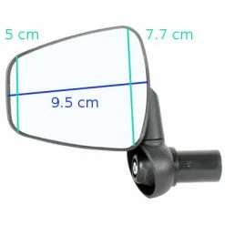 ZEFAL Rétroviseur Vélo Gauche Grand Miroir Dooback 2 Zéfal -Pas Cher Vélo Magasin retroviseur velo gauche grand miroir dooback 2 zefal full 4