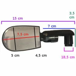 Brandless Rétroviseur Vélo Sur Embout De Guidon -Pas Cher Vélo Magasin retroviseur velo sur embout de guidon full 5