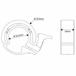 Sonnette Pour Vélo Knog Oi Classic Noire Small -Pas Cher Vélo Magasin sonnette pour velo knog oi classic noire small full 4