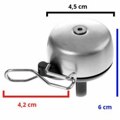 Widek Sonnette Vélo 45 Mm Grise Paperclip 7 Widek Sonnette Vélo 45 Mm Grise Paperclip -Pas Cher Vélo Magasin sonnette velo 45 mm grise paperclip full 3