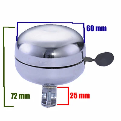 Brandless Sonnette Vélo Chrome 60 Mm 4 Brandless Sonnette Vélo Chrome 60 Mm – Image 2