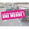 GCUM Sticker Garé Comme Une Merde -Pas Cher Vélo Magasin sticker gare comme une merde full