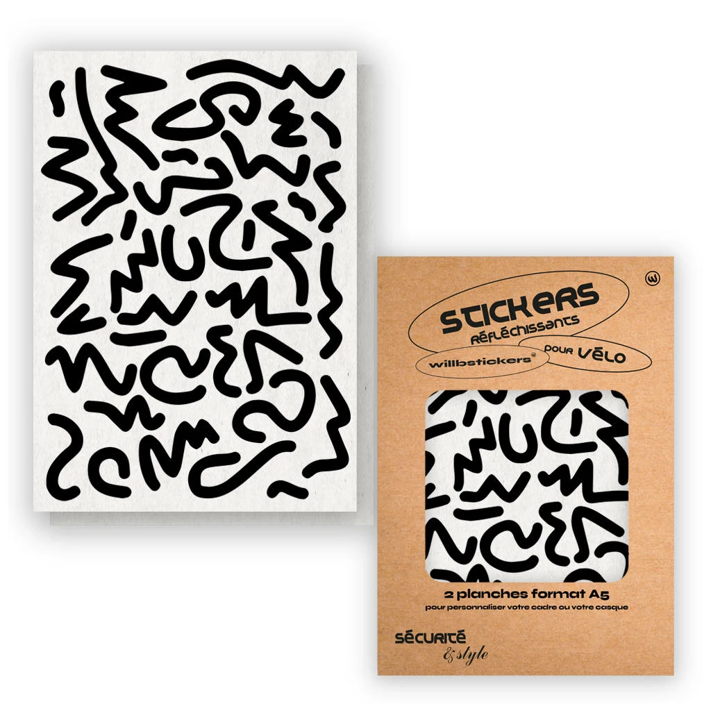 Stickers Réfléchissants Pour Cadre De Vélo Motif Louvre Will B 3 Stickers Réfléchissants Pour Cadre De Vélo Motif Louvre Will B